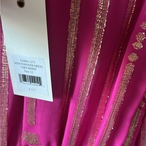 Girls loveshackfancy mini popover dress in very berry. Brand new with tags.